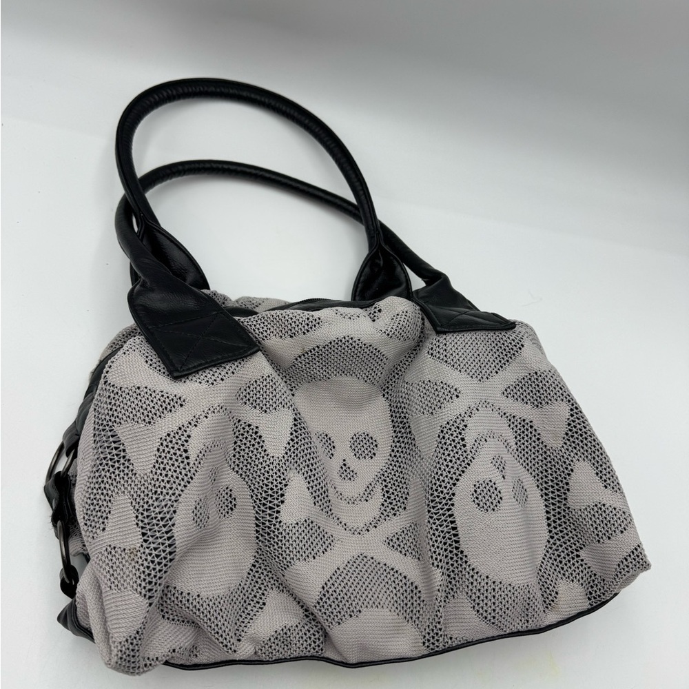 Rue21 Skull Gray and Black Bag